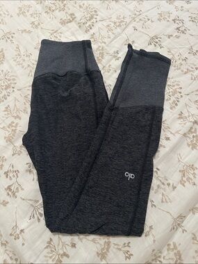 alo High-Waist Dark Gray Leggings